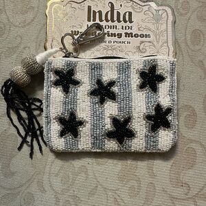 NWT Wandering Moon Beaded Coin Purse